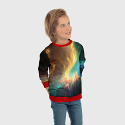 Свитшот детский Крыло звезды, цвет: 3D-красный — фото 2