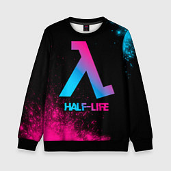 Детский свитшот Half-Life - neon gradient