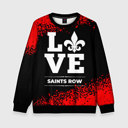 Детский свитшот Saints Row love классика