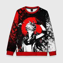 Детский свитшот Тарталья - Мрачный геншин