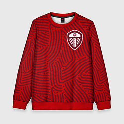 Свитшот детский Leeds United отпечатки, цвет: 3D-красный