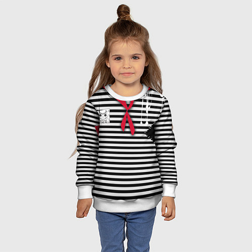 Детский свитшот Костюм Разбойник -новогодний карнавальный / 3D-Белый – фото 4