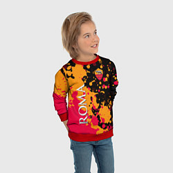 Свитшот детский Roma Краска, цвет: 3D-красный — фото 2