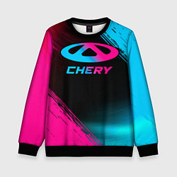 Детский свитшот Chery - neon gradient