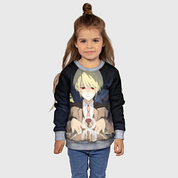 Свитшот детский Луис Джеймс Мориарти, цвет: 3D-меланж — фото 2