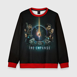 Свитшот детский The Expanse арт, цвет: 3D-красный