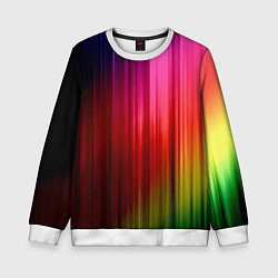 Свитшот детский Цветной спектр, цвет: 3D-белый