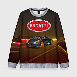 Детский свитшот Bugatti на ночной дороге