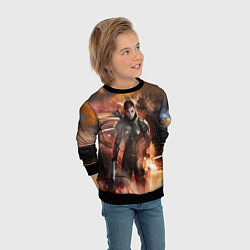 Свитшот детский Mass Effect N7 - Jane Shepard, цвет: 3D-черный — фото 2