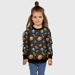 Свитшот детский HALLOWEEN ХЭЛЛУИН, цвет: 3D-черный — фото 2