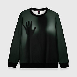 Детский свитшот Хэллоуин - тень призрака