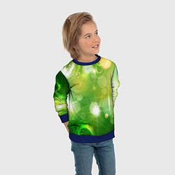 Свитшот детский Свет в отражении, цвет: 3D-синий — фото 2