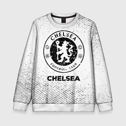 Детский свитшот Chelsea с потертостями на светлом фоне