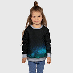 Свитшот детский Deep stars, цвет: 3D-меланж — фото 2