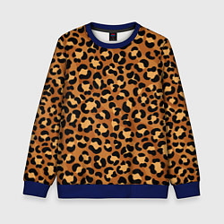 Свитшот детский Леопардовый цвет, цвет: 3D-синий