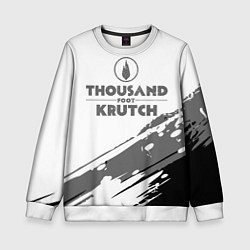 Свитшот детский Thousand Foot Krutch логотип, цвет: 3D-белый