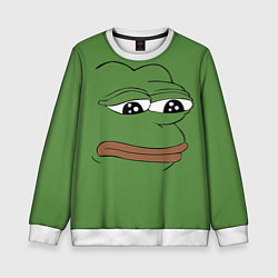 Детский свитшот Лягушонок Pepe грустит