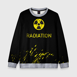 Детский свитшот Radiation - радиационная опасность