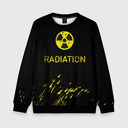 Детский свитшот Radiation - радиационная опасность