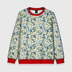 Детский свитшот Значки валют