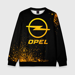 Детский свитшот Opel - gold gradient