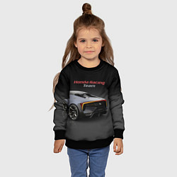 Свитшот детский Honda Racing Team - Japan, цвет: 3D-черный — фото 2