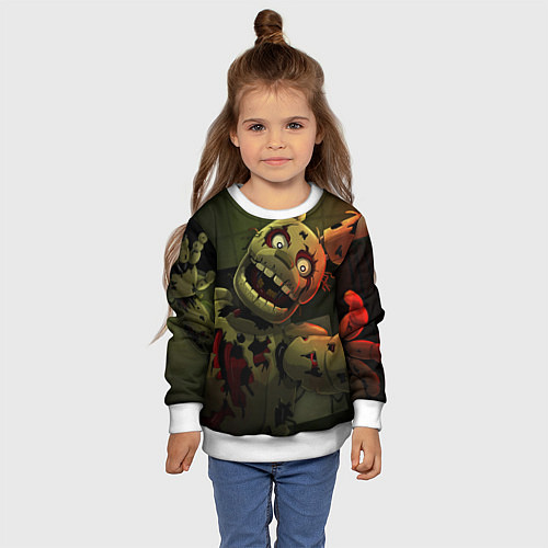 Детский свитшот Спрингтpaп / 3D-Белый – фото 4