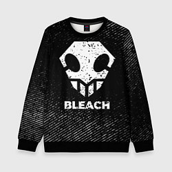 Детский свитшот Bleach с потертостями на темном фоне