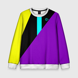 Свитшот детский FIRM прямиком из 80х, цвет: 3D-белый