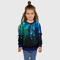 Свитшот детский Space - starfall, цвет: 3D-синий — фото 2