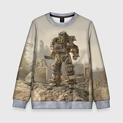 Детский свитшот Bone raider power armor skin in fallout