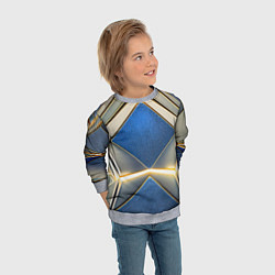 Свитшот детский Киберкостюм с подсветкой, цвет: 3D-меланж — фото 2