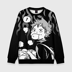 Свитшот детский Хината из Haikyuu!!, цвет: 3D-черный