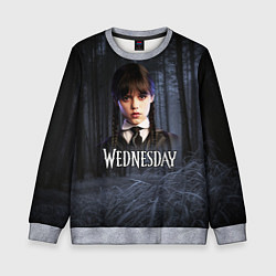 Детский свитшот Уэнсдэй фото