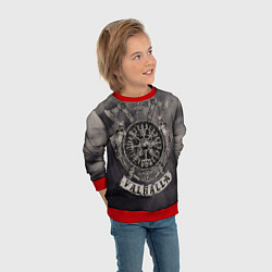Свитшот детский Вальхалла викингов, цвет: 3D-красный — фото 2