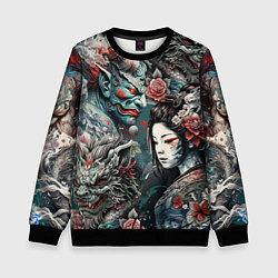 Детский свитшот Мифические существа Японии