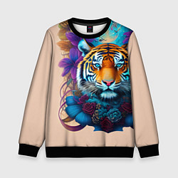 Детский свитшот Tiger tattoo - irezumi - art