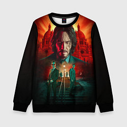 Детский свитшот John Wick catholic church Paris
