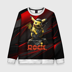 Детский свитшот Pikachu Rock style