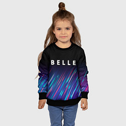 Свитшот детский Belle stream, цвет: 3D-черный — фото 2