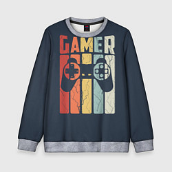 Свитшот детский Video game lover, цвет: 3D-меланж