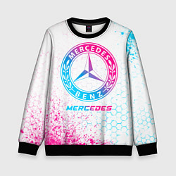 Детский свитшот Mercedes neon gradient style