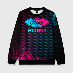 Детский свитшот Ford - neon gradient