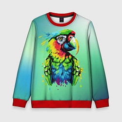 Детский свитшот Разноцветный попугай
