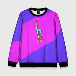 Детский свитшот Гимнастка с мячом