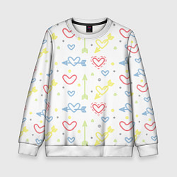 Детский свитшот Color hearts