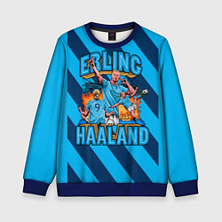 Детский свитшот Эрлинг Холанд ФК Манчестер Сити 9