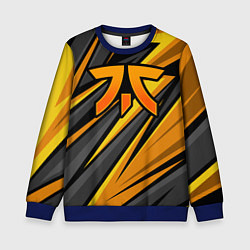 Свитшот детский Fnatic - киберспорт желтый, цвет: 3D-синий