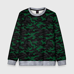 Свитшот детский Точечный камуфляжный узор Spot camouflage pattern, цвет: 3D-меланж