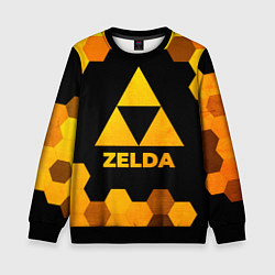 Детский свитшот Zelda - gold gradient